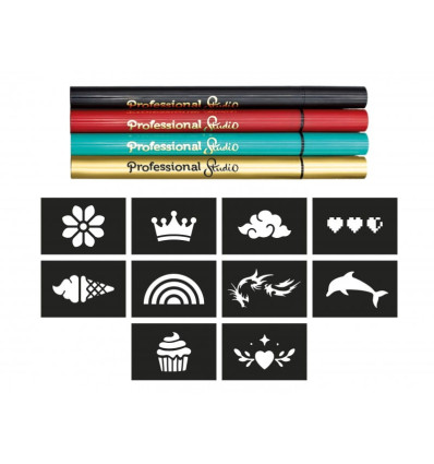 Markery do tworzenia tatuaży Lea Buki France 7+