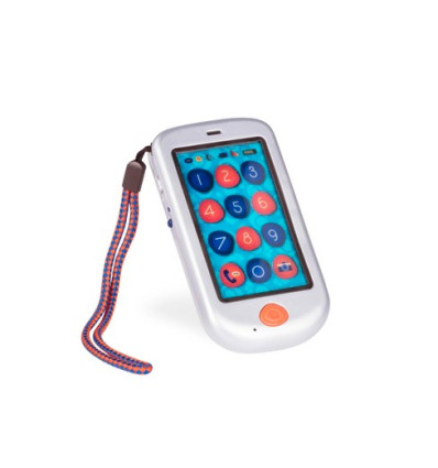 HI!! Phone dziecięcy smartfon Srebrny B.Toys