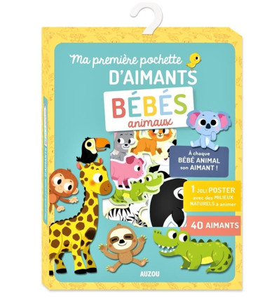 Małe Zwierzątka magnesy 40 sztuk 3+ Auzou