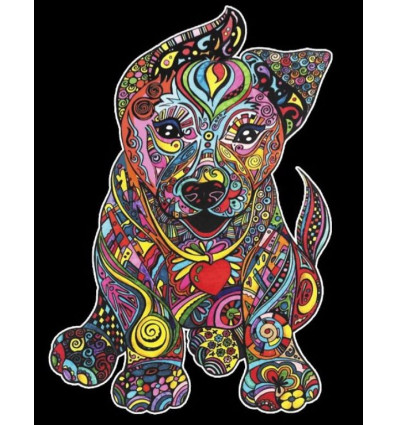 Szczeniak Kolorowanka welwetowa 29 x 21