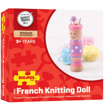 Laleczka dziewiarska Bigjigs 3+