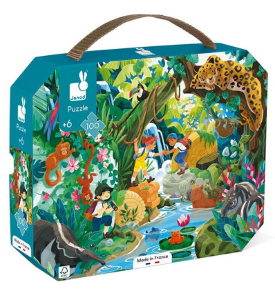 Przygoda w kraju Inków puzzle 100 el.Janod 6+