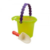 Wiaderko limonkowe+łopatka, średnie B.Toys