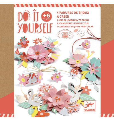 Kolorowa Radość biżuteria Zrób To Sam Djeco 6+