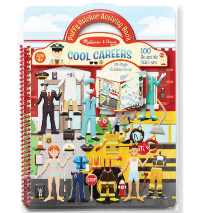 Zawody wypukłe naklejki wielorazowe 100 el Melissa