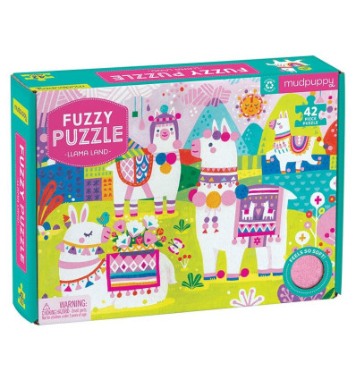 Puzzle sensoryczne miękkie elementy Lamy Mudpuppy