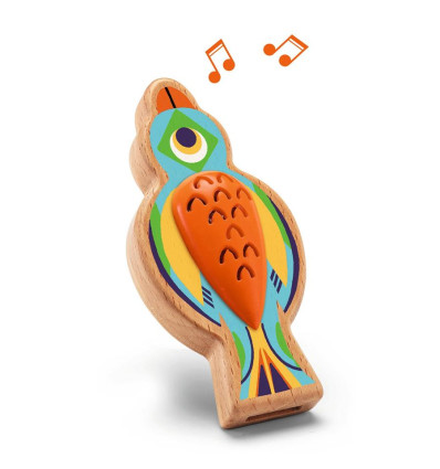 Kazoo drewniany ptaszek Animambo Djeco 3+