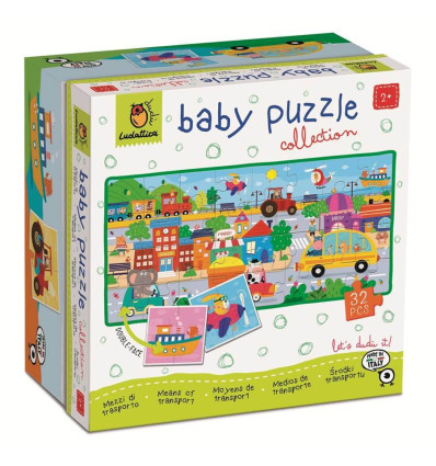 Środki transportu puzzle progresywne Ludattica 2+