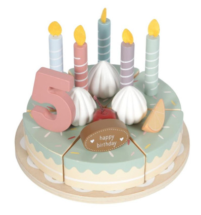 Drewniany tort urodzinowy Little Dutch