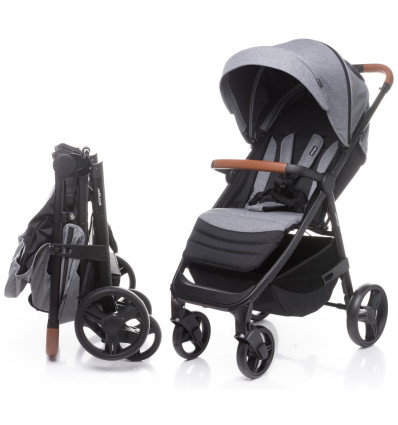 Wózek 4BABY STINGER Grey rama ALU do 22 kg