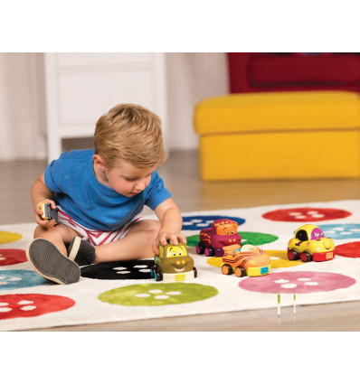 4 miękkie autka z napędem Wheeee-ls! B.Toys