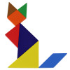 TANGRAM dla dzieci gra w puszce Schmidt Spiele