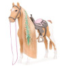 Koń Palomino z grzywą do czesania 50 cm OG