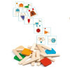 Drewniana Układanka Patyczki Stick Basic Djeco 3+