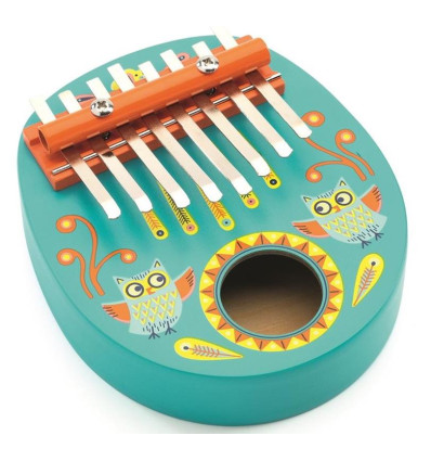 Kalimba drewniany instrument muzyczny Djeco 4+