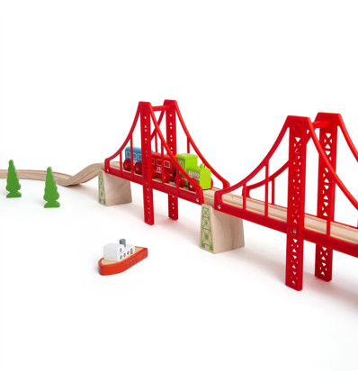 Podwójny most wiszący z podporami Bigjigs 3+