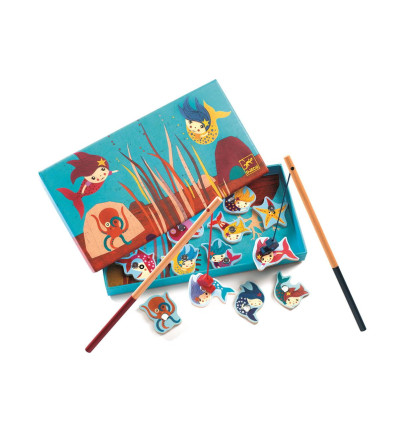 Gra magnetyczna wędkowanie Syrenki Djeco