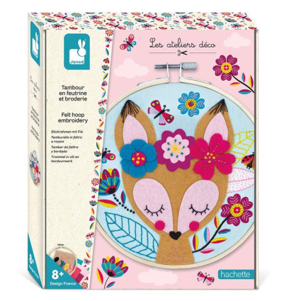 Tamborek z filcowym obrazkiem Janod 8+