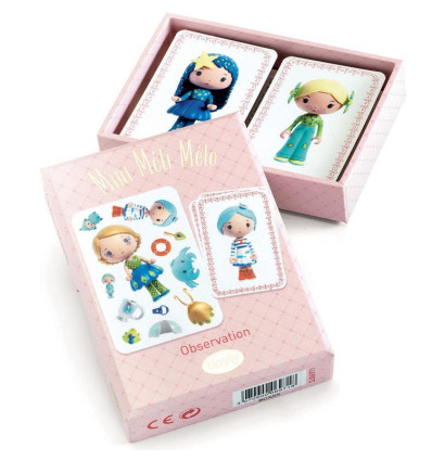 Mini Meli Melo karciana gra obserwacji Djeco 4+