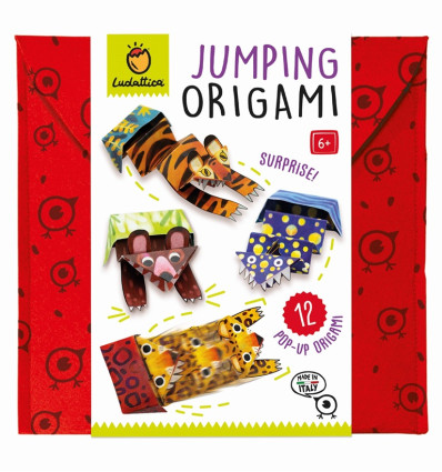 Skaczące Zwierzaki Origami 12 modeli Ludattica 6+