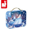 Lodowa Magia puzzle w walizce 54 el. Janod 5+