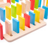 Domino drewniana układanka zręcznościowa Bigjigs