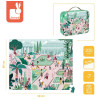Ogród botaniczny puzzle w walizce 200 el. Janod 7+