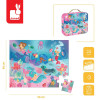 Syrenki puzzle w walizce 24 el. walizka Janod 3+