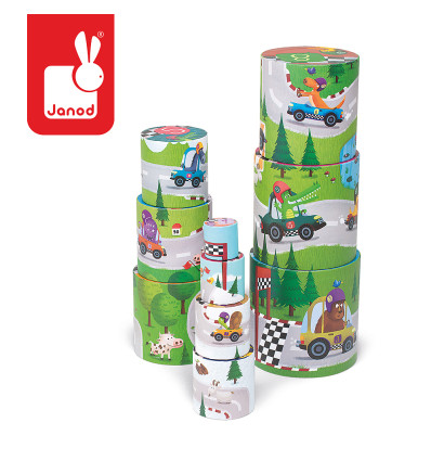 Piramida Wieża Wyścig 10 kostek