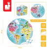 Błekitna Planeta puzzle dwustronne 208 el Janod 7+