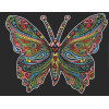 Motyl Kolorowanka welwetowa 29 x 21