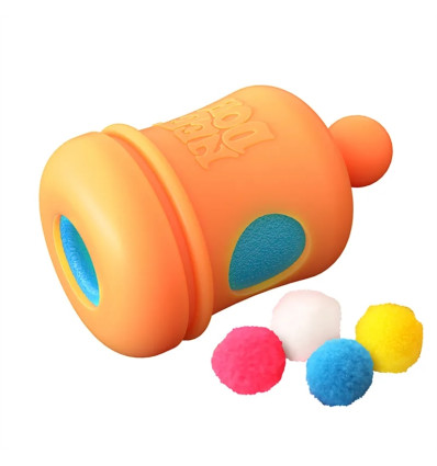 Needoh Booper gniotek z wyrzutnią kulek Schylling