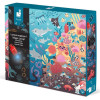 Ocean magiczne puzzle z lampką UV 24 el. Janod 3+