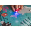 Ocean magiczne puzzle z lampką UV 24 el. Janod 3+