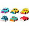 6 autek zestaw Happy Cruisers B.Toys 12 m-y+