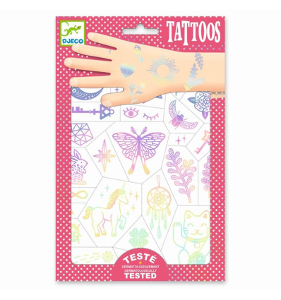 Tatuaże opalizujące Talizmany Djeco