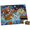 Wyprawa po skarb puzzle w walizce 36 el.Janod 4+