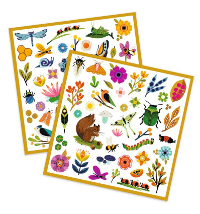 Ogród Zestaw Naklejek 160 szt. Djeco 4+