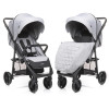 Wózek 4BABY MOODY rama ALU do 22 kg Light Grey