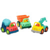 Zestaw 3 Pojazdów Budowlanych Wonder Wheels