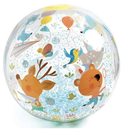 Piłka plażowa Bąbelki 35 cm Djeco 3+