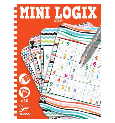 Mini Gra logiczna SUDOKU Djeco 6+
