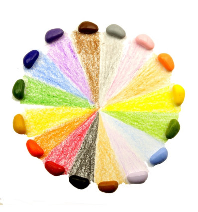 Kredki Crayon Rocks 16 kolorów woreczek aksamit