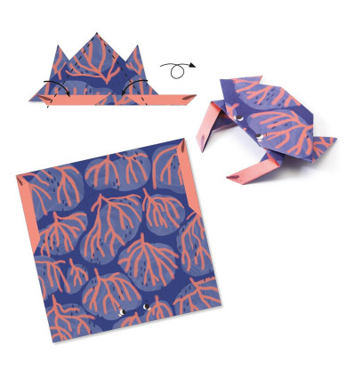 Origami Family 28 arkuszy Djeco 6+