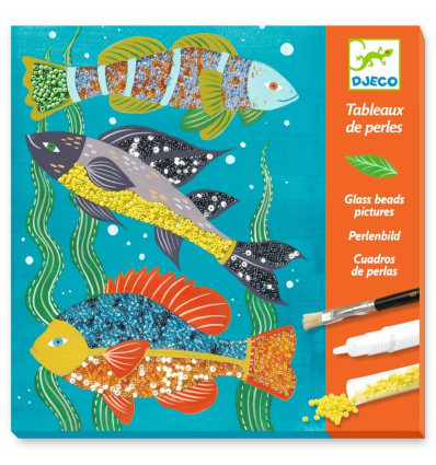 Zoologia zestaw kreatywny z koralikami Djeco 6+