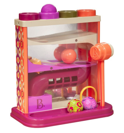Whacky Ball przebijanka z młotkiem kulkami B.Toys
