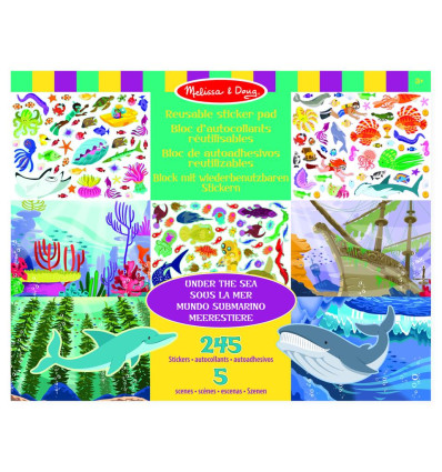 Naklejki wielorazowe Podwodny Świat Melissa