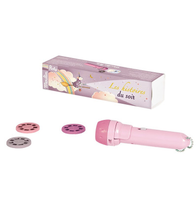 Latarka Projektor bajki dla dziewczynek MoulinRoty