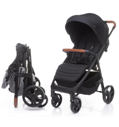 Wózek 4BABY STINGER Black rama ALU do 22 kg