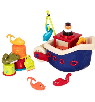 Fish&Splish statek zestaw do kąpieli B.Toys